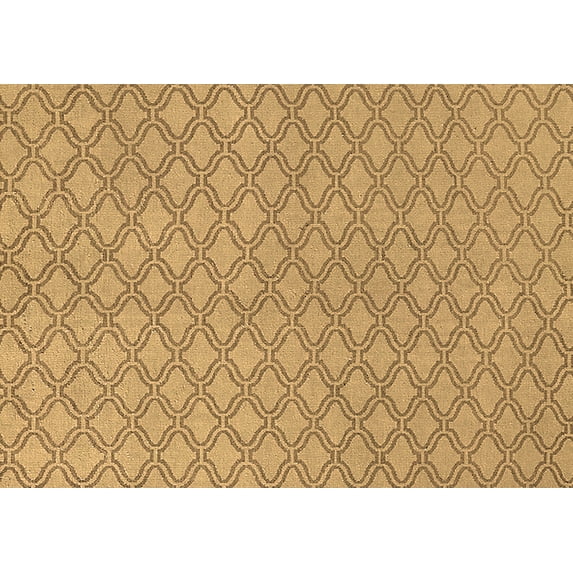 Ahgly Company Indoor Rectangle Oriental Brown Industrial Area Rugs, 4' x 6'