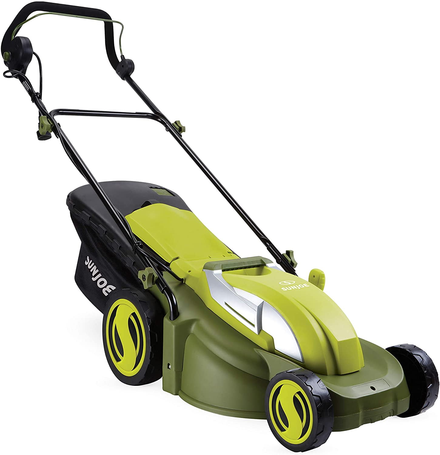 sun joe mj403e mow joe 17 inch 13 amp electric lawn mower mulcher walmart com