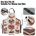 thumbnail image 3 of Yayeee Chief Kitchen Apron with Pockets for Cooking Water Resistant Unisex Adjustable Neck Strap, Cute Chocolate Cakes, 3 of 7