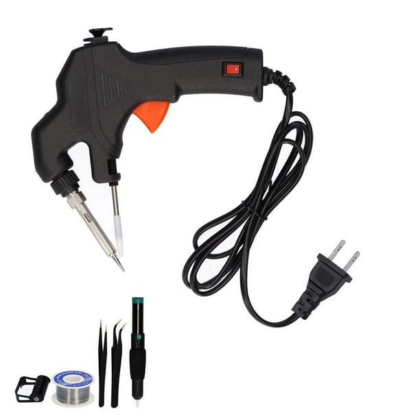 Pistola De Soldadura De Hierro De Mano De 50 W Pistola De Soldadura De Calentamiento Interno Pistola De Soldadura Electrónica Con Soporte De Alambre De Soldadura Desmontable Para Máquina De Placa De Moyic TO005587-01