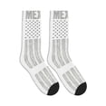 thumbnail image 4 of Athletic Socks Mexico-America Flag Sport Running Calf Socks Crew Socks for Men Women, 4 of 7