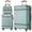 Green, variant on Hardshell Luggage Sets 3 Pieces 20"+28" Luggages and Cosmetic Case Spinner Suitcase with TSA Lock  Lightweight-Blue