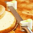 thumbnail image 3 of ENJOYW 4Pcs Cake Leveler Conception Ergonomique Économie de Travail en Acier Inoxydable Toast Tranchage Outil de Cuisson Fournitures Cake Leveler, 3 of 7