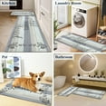 thumbnail image 3 of Findosom 2pcs Gray Kitchen Rug Set,18"x30"+18"x47" Non-slip Anti-Fatigue Kitchen Mats Farmhouse Waterproof Kitchen Runner,Ergonomic Comfort Cushioned Standing Mat for Floor,Home,Office,Sink,Laundry, 3 of 8