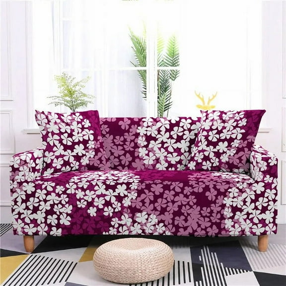 Flowers Print Sofa Cover Stretch Elastic Couch Covers Furniture Living r Sofa Protector Slipcover 1/2/3/4 Seaters Funda Sofá