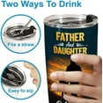 thumbnail image 4 of Gifts for Dad, Birthday Gifts from Daughter to Dad - Daddy - Father, Christmas - Xmas Gifts for Dad, Dad Birthday Gift Ideas-Stainless Steel Father and Daughter Tumbler 20oz, 4 of 6