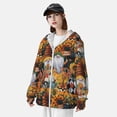 thumbnail image 5 of Fotbe Welcom Fall Men's Women's UPF 50+ Sun Protection Jacket Hooded Cooling Shirt with Pockets Hiking Outdoor Performance-XX-Large, 5 of 9