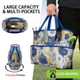 thumbnail image 2 of Garden Tool Bag,Pioneer Flower Floral Print Pattern Garden Tool Organizer,Garden Gifts,Waterproof Multi-Pocket Garden Tool Storage 11.8x5.5x11.4 Inch(Tools NOT Included), 2 of 6