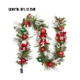 thumbnail image 3 of Shininglove Pre-lit Christmas Garland, 9ft Battery Operated Christmas Garland with 40 LED Lights, 3 of 7
