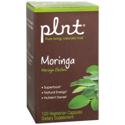 plnt Moringa 1,000mg (Moringa Oleifera)   Nutrient Dense Superfood that Provides Natural Energy, NonGMO, Vegan (100 Veggie
