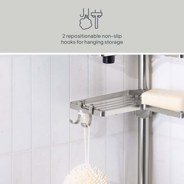 Better Homes & Gardens 4-Tier Rust Resistant Tension Pole Shower Caddy photo 7