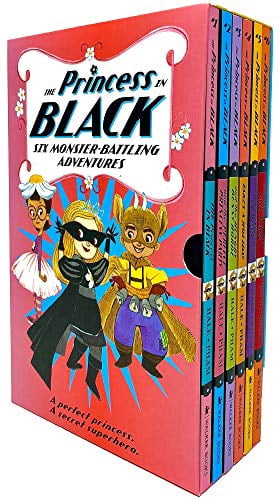 Pre-Owned The Princess in Black 6 Monster-Battling Adventures Books Collection Box Set by Shannon & Dean Hale (Science Fair Scare, Mysterious Playdate, Perfect Princess Party & MORE!)