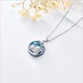 thumbnail image 5 of Collar de hermana para mujer y niña, collar de moda para madre e hija, joyería de árbol de cristal de amistad familiar, colgante de infinito para hermana, 5 of 5