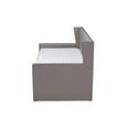thumbnail image 3 of Bowery Hill Contemporary Upholstered Fabric Twin Daybed with Trundle in Gray, 3 of 10