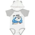 thumbnail image 3 of Inktastic My Opa Loves Me- whale shark Boys or Girls Baby Bodysuit, 3 of 5