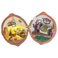 thumbnail image 1 of Visland Walnut Shell Decoration with Warm Light Tiny World Inside Walnut Doll House Miniature Book Store Mini Library Ornament Kids Adults Birthday Gift, 1 of 8