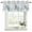 Blue, variant on 2 Pack Blue White Porcelain Valances for Windows Bedroom Living Room Window Treatments, Traditional Oriental Chinese Art Rod Pocket Valance Drapes Short Kitchen Curtains Over Sink 54"x18"