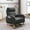 Dark Grey, variant on ZAFLY Rocking Accent Chair, Glider Reading Chair with Footrest, Comfy Corduroy Single Sofa for Living Room/Nursery/Bedroom - Brown