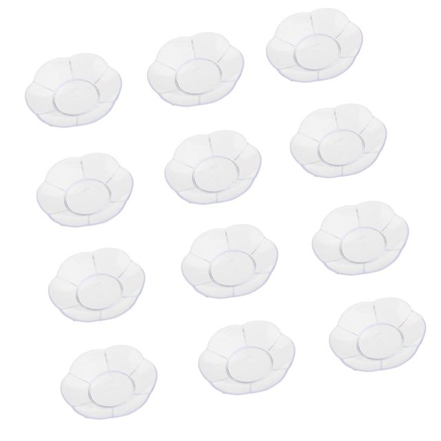 114 Piezas Platos de Aperitivo Navidad Boda Cumpleaños Placas Decoración Claro yotijar Plato de flor