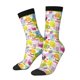 thumbnail image 1 of Fotbe Tropical Pineapples Calcetas Largas con Estampado para Hombre y Mujer – Calcetas de Compresión Transpirables y Elásticas, Viajar y Uso Diario Talla 5-11, 1 of 6