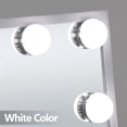 thumbnail image 3 of ZENSTYLE Freestanding Hollywood Vanity Mirror 12 Dimmable LED Bulbs, 3 of 8