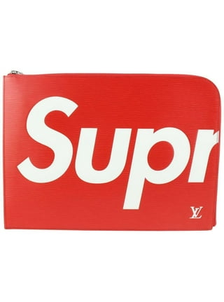 Louis Vuitton x Supreme LV x Supreme New Ultra Rare Red 110/44 Initiales  Belt