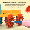 thumbnail image 5 of Electric Building Blocks Set for 6+ Year Old Kids, Gear Drive Creative Engineering Construction Assembly Toys for Boys Girls Gifts-116Pieces, 5 of 6