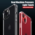 thumbnail image 3 of Funda Transparente Para iPhone 14 13 12 11 Pro Max X XS XR 6 6s 7 8 Plus 5 5s De TPU Suave A Prueba De Golpes, 3 of 4