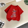 thumbnail image 5 of boobe T Shirt Girls Funny Halloween Graphic Tee Casual Letter Print Fall Tops, 5 of 5