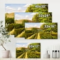 thumbnail image 4 of Designart ' Vital Country Road During Summer ' Traditional Canvas Wall Art Print, 4 of 4