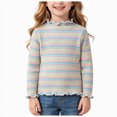 thumbnail image 3 of WXFAZCVU Girls' Long Sleeved T Shirt Cotton Pullover Tops Versatile Fall Clothes Going Out Size 2-3 Years, 3 of 4