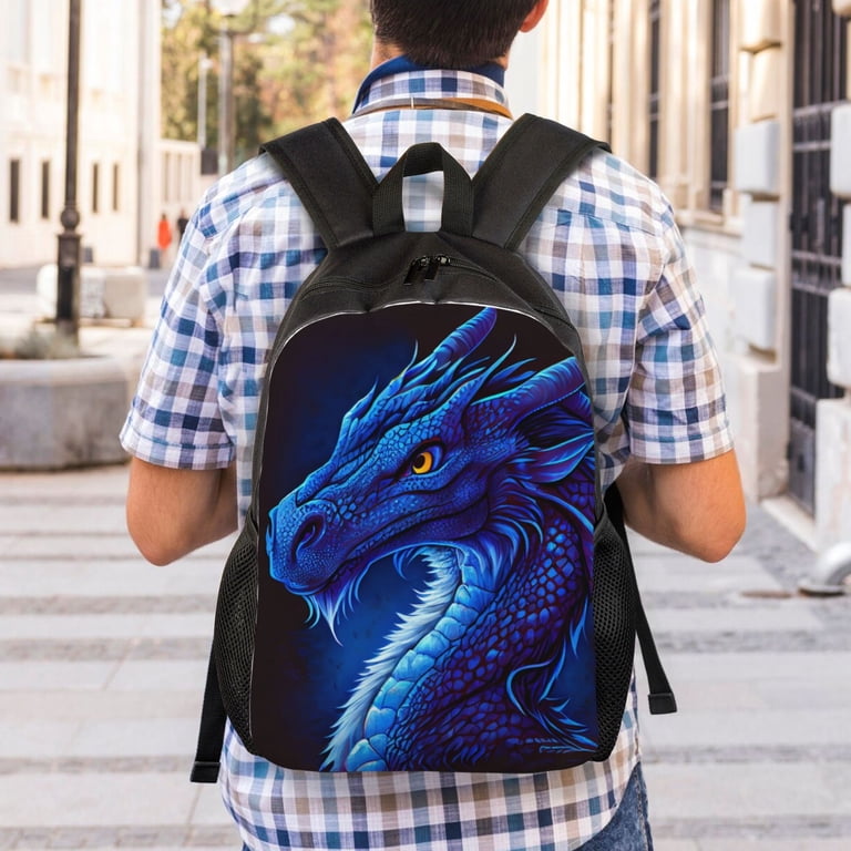 Blue Cartoon Style Backpack Amazon.com | Yinilomo 3D Jump Style Kawaii Backpack Sketch  main image 2