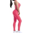 thumbnail image 3 of MixMatchy Women's Two Piece Gym Yoga Racerback Sports Bra With Butt lifting Legging Active Set, 3 of 5