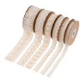 thumbnail image 3 of Lace Fabric Trim Ribbon for Gift Package DIY Craft Clothing Tablecloth Beige, 3 of 9
