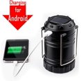thumbnail image 3 of 4 Pack Solar USB Rechargeable 3 AA Power Brightest COB LED Camping Lantern with Magnetic Base, 3 of 5