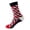 B, variant on Diamond Dress Socks Funny Novelty Crazy Fun Design Women Size 8-12 Cotton Casual Crew Colorful Funky Gift for Men
