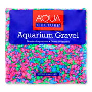 Aqua Culture Aquarium Gravel, Rainbow, 2 lb.