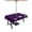 Purple, variant on 60x84 Inch Outdoor Tablecloth with Umbrella Hole Zipper Rectangle Golf Ball Club Rectangular Tablecloths Outside Waterproof Sports Abstract Vintage Purple Patio Table Cloth Cover for Picnic Party