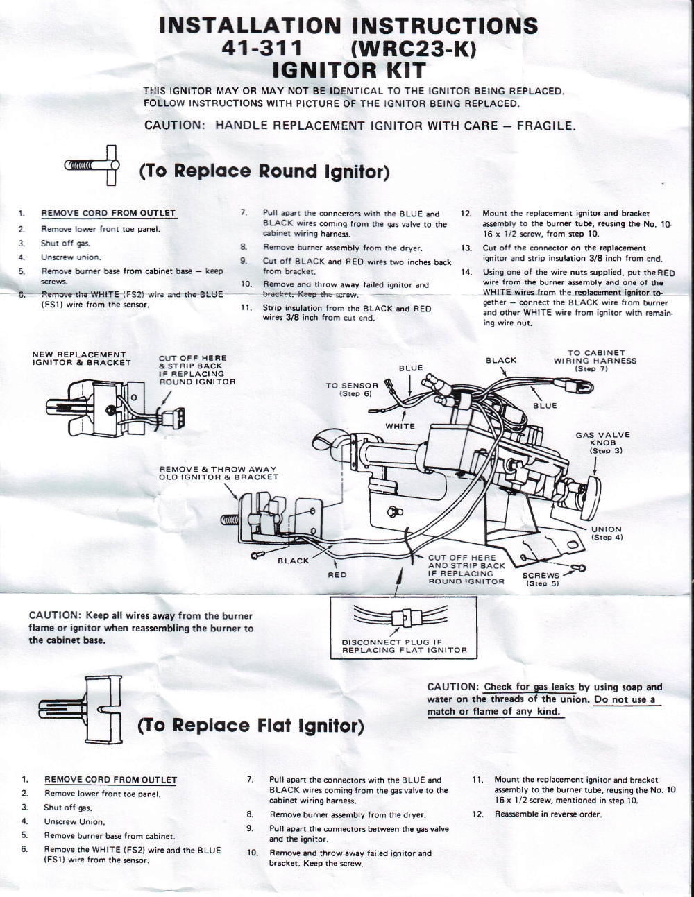 Robertshaw Ignitor Kit 41-311