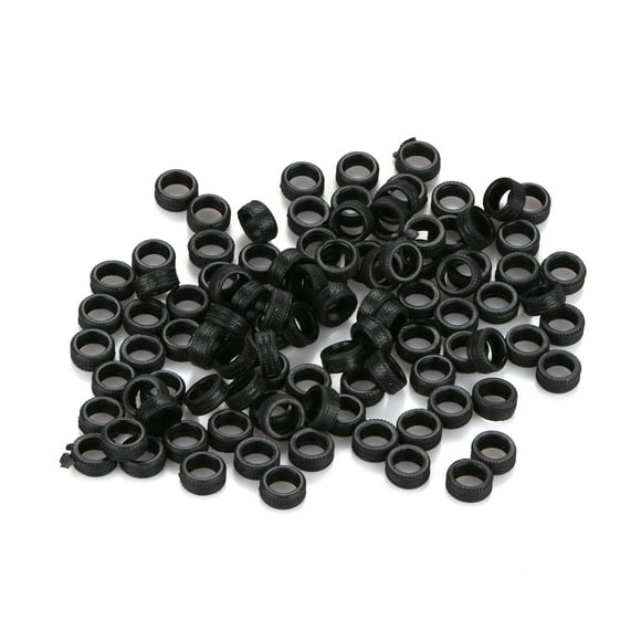 JIAHAOO Select Brand 1/64 Model Tires Reliable Rubber, Precise Fit for Restoring Vintage RC Vehicles
