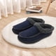 thumbnail image 4 of Pantufla Pantuflas térmicas planas para hombre, antideslizantes, borrosas, para interiores, suela gruesa para invierno Ndcxsfigh Tenis De Mujer Tenis De Hombre, 4 of 7