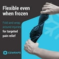 thumbnail image 5 of 12"x21" Extra Large Ice Pack with Soft Fabric Cover | Clay Ice Pack for Physical Therapy | Soft Ice Packs for Injuries Reusable Blue, 5 of 9