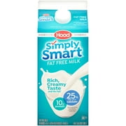 Hood Simply Smart Fat Free Milk, half gallon