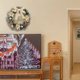 thumbnail image 5 of Adornos navideños, adornos navideños, regalos navideños, corona navideña, escena del hogar, adornos colgantes para puerta, campanas navideñas, adornos colgantes, aro floral, 5 of 6