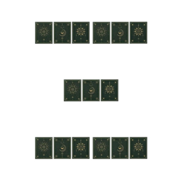Wosthever 3 tapices de cartas del Tarot del sol que añaden vibraciones místicas a la habitación, astrología resistente y duradera para colgar Type2 NO2