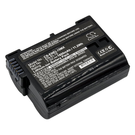 1600mAh EN-EL15A EN-EL15 Battery for NIKON D750 Coolpix D7000 MB-D12 D7100 D7000 D800E D600 D810 D7200 Digital SLR D800 D610 1 V