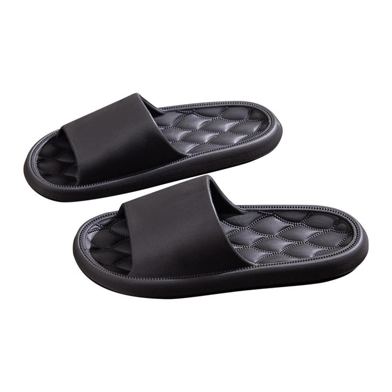 HAOTAGS Womens Mens Casual House Slippers Breathable Indoor  display picture 1