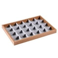 thumbnail image 4 of Bandejas de joyería apilables Soporte de escaparate Bandeja de exhibición de joyería Bandeja de cajón de joyería de terciopelo Estuche de almacenamien 24 rejillas Fernando Caja de almacenamiento de joyas, 4 of 8