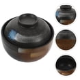 thumbnail image 3 of 1pc Soup Bowl with Lid Ceramic Stewing Pot Household Exquisite Soup Bowl, 3 of 9