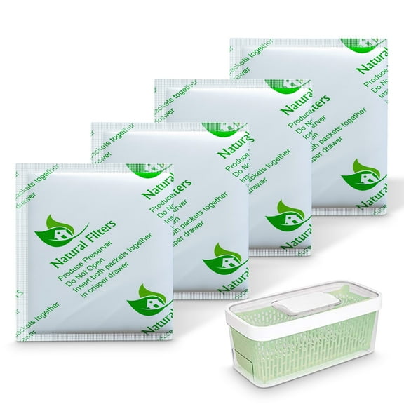 4 Pack Greensaver Carbon Filter Refills Compatible With OXO Greensaver